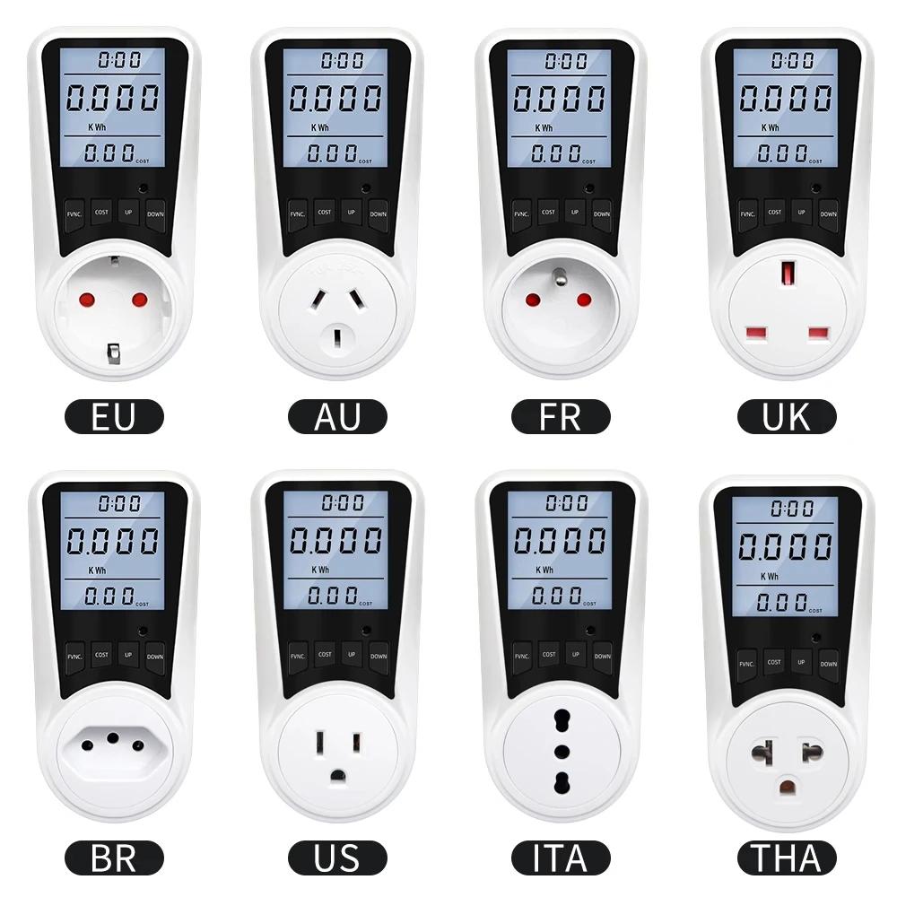 220V  ° AC EU ° LCD  Һ   Ʈ Kwh  ׽Ʈ FR US BR  м